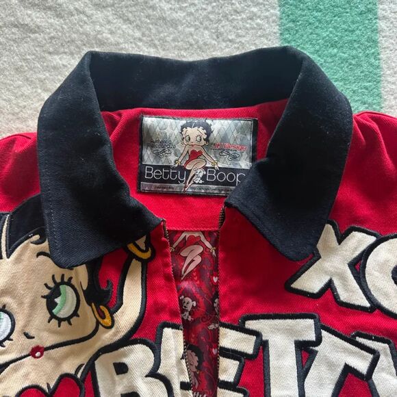 Vintage Jeff Hamilton Betty Boop Women's Jacket Size XL - Picture 2 of 6
